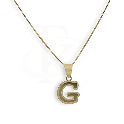 Gold Necklace (Chain With Alphabet Pendant) 18Kt - Fkjnkl18K2260 G / 1.200 Grams Necklaces