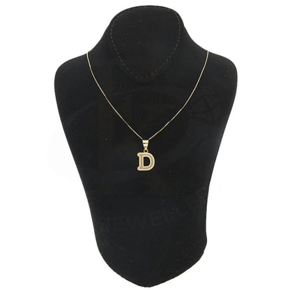 Gold Necklace (Chain With Alphabet Pendant) 18Kt - Fkjnkl18K2260 Necklaces