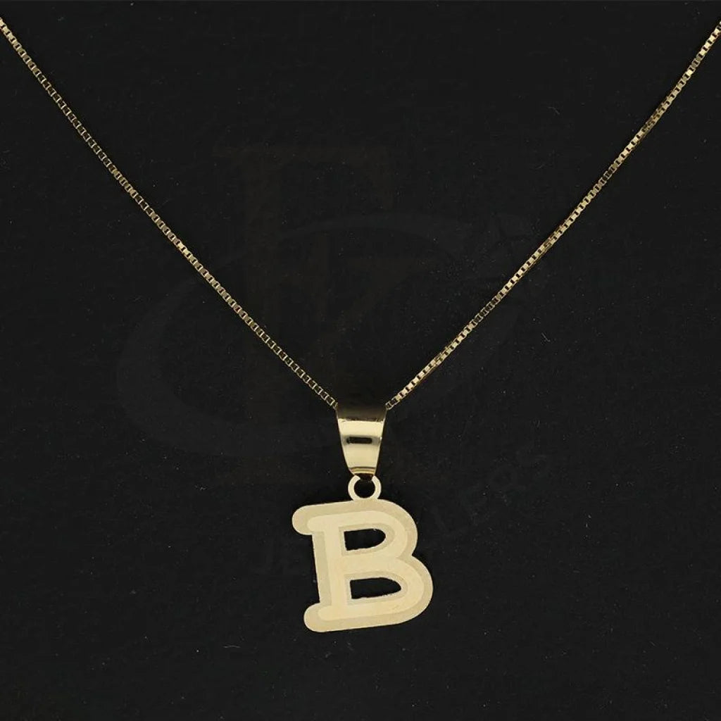 Gold Necklace (Chain With Alphabet Pendant) 18Kt - Fkjnkl18K2260 Necklaces