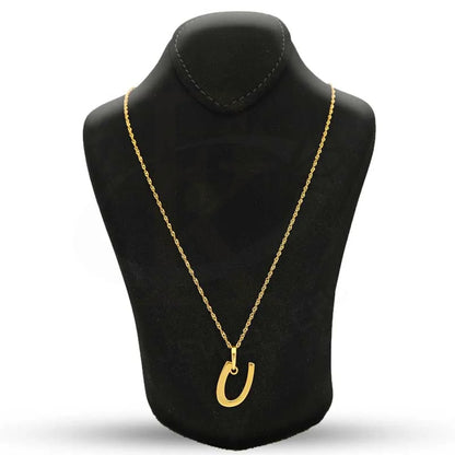 Gold Necklace (Chain With Alphabet Pendant) 22Kt - Fkjnkl22K2731 Necklaces