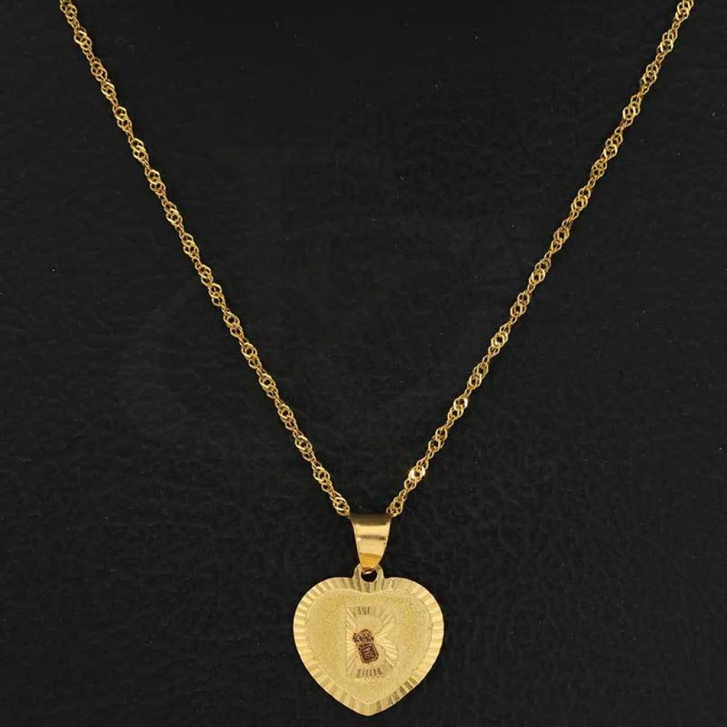 Gold Necklace (Chain With Alphabet Pendant) 22Kt - Fkjnkl22K2732 Necklaces