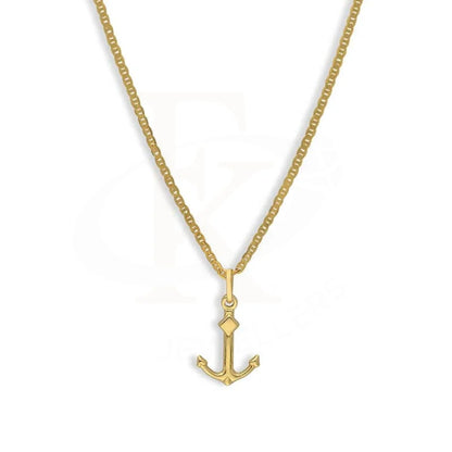 Gold Necklace (Chain With Anchor Pendant) 18Kt - Fkjnkl18K3136 Necklaces