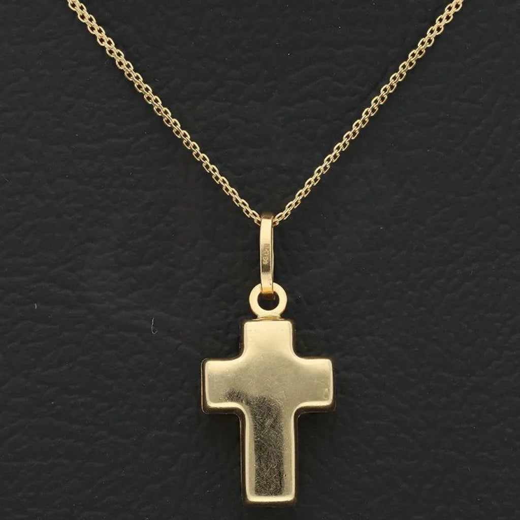 Gold Necklace (Chain With Cross Pendant) 18Kt - Fkjnkl18K2348 Necklaces