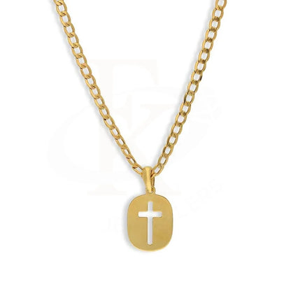 Gold Necklace (Chain With Cross Pendant) 18Kt - Fkjnkl18K3139 Necklaces