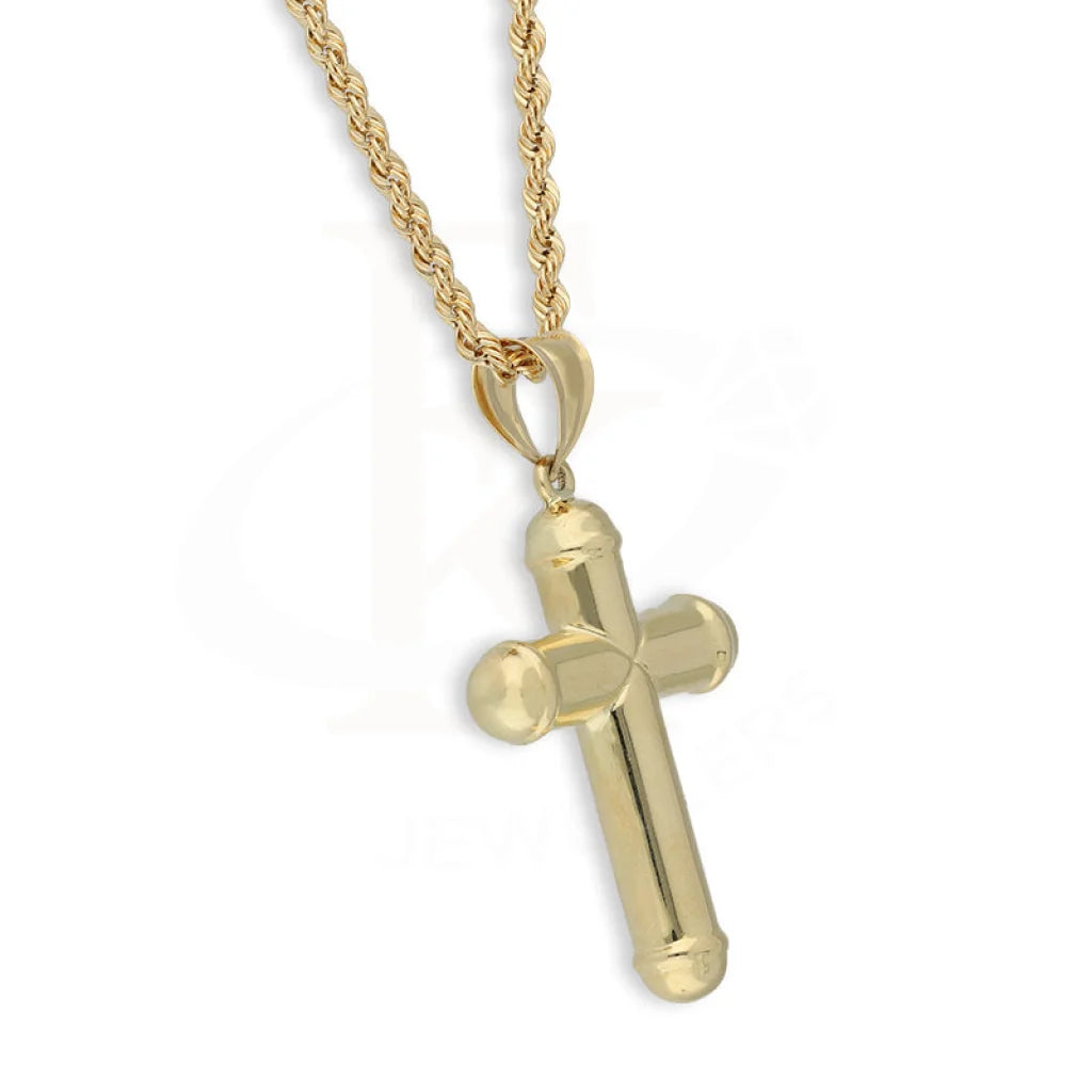 Gold Necklace (Chain With Cross Pendant) 18Kt - Fkjnkl18K5459 Necklaces