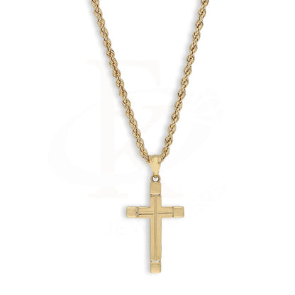 Gold Necklace (Chain With Cross Pendant) 18Kt - Fkjnkl18K5472 Necklaces