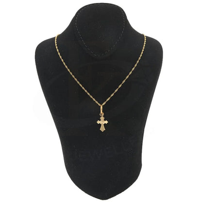 Gold Necklace (Chain With Cross Pendant) 22Kt - Fkjnkl22K2177 Necklaces