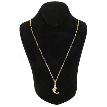 Gold Necklace (Chain With Dolphin Pendant) 18Kt - Fkjnkl18K2520 Necklaces