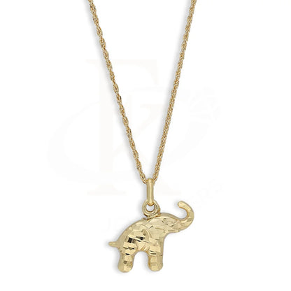 Gold Necklace (Chain With Elephant Pendant) 18Kt - Fkjnkl18K5451 Necklaces