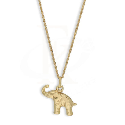 Gold Necklace (Chain With Elephant Pendant) 18Kt - Fkjnkl18K5451 Necklaces