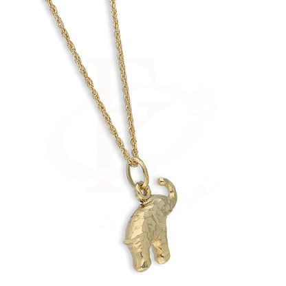 Gold Necklace (Chain With Elephant Pendant) 18Kt - Fkjnkl18K5451 Necklaces