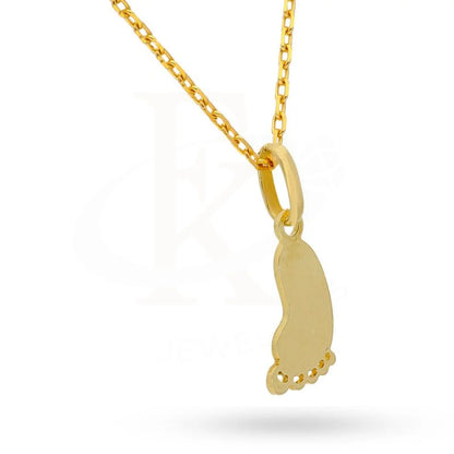 Gold Necklace (Chain With Feet Pendant) 18Kt - Fkjnkl18K2025 Necklaces