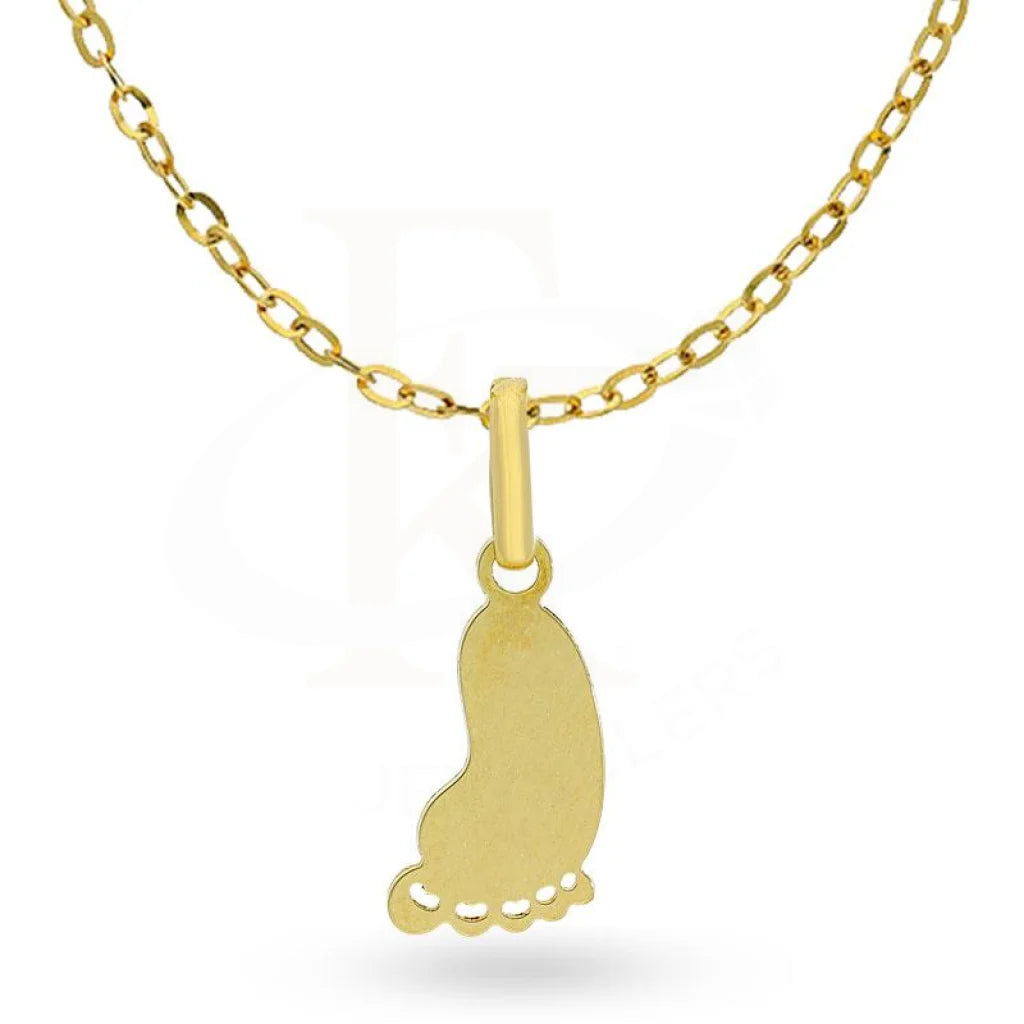 Gold Necklace (Chain With Feet Pendant) 18Kt - Fkjnkl18K2025 Necklaces