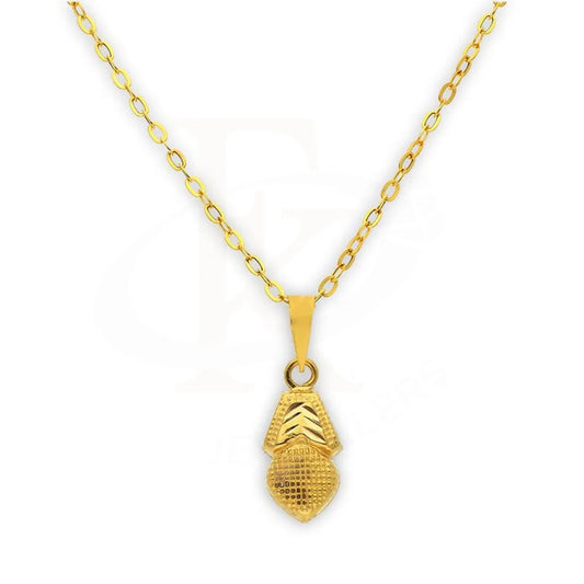 Gold Necklace (Chain With Heart Pendant) 18Kt - Fkjnkl18K2351 Necklaces