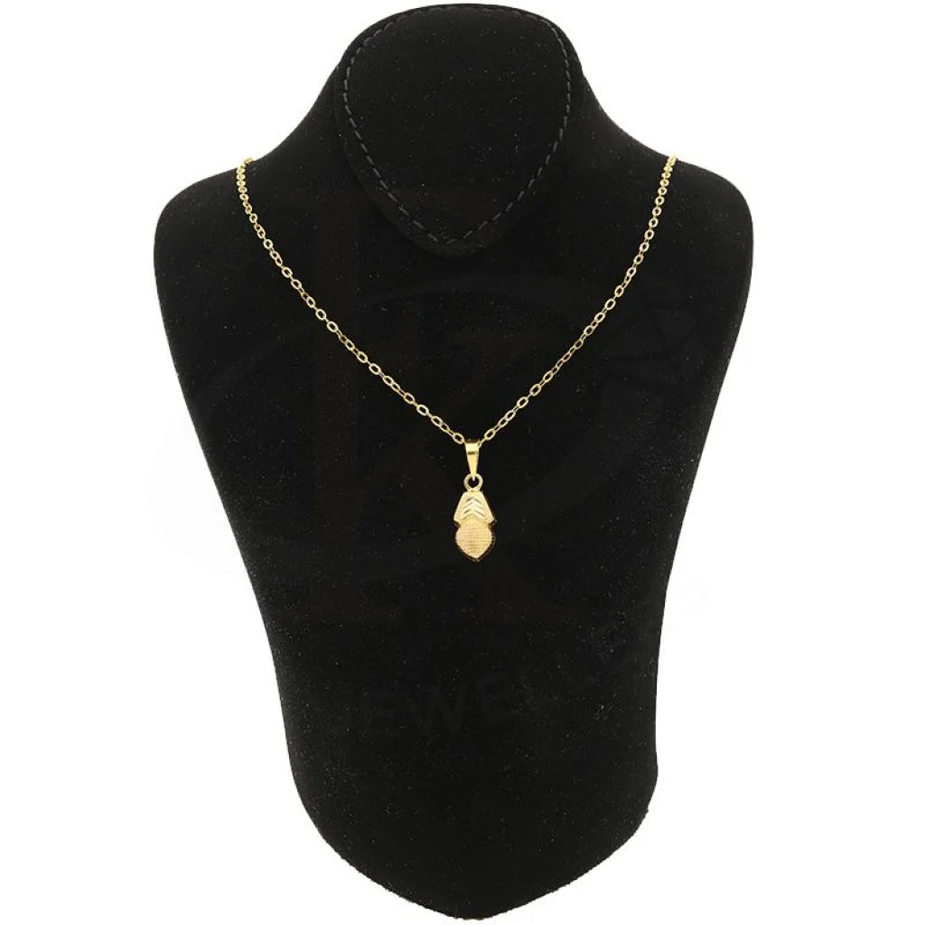 Gold Necklace (Chain With Heart Pendant) 18Kt - Fkjnkl18K2351 Necklaces