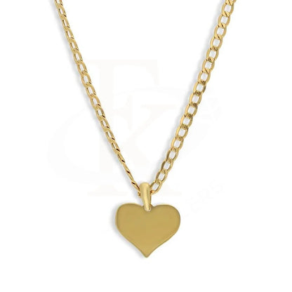 Gold Necklace (Chain With Heart Pendant) 18Kt - Fkjnkl18K3141 Necklaces