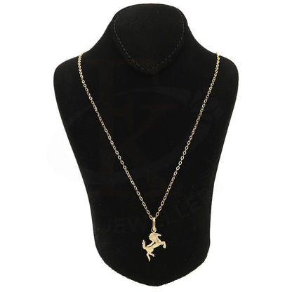 Gold Necklace (Chain With Horse Pendant) 18Kt - Fkjnkl18K2524 Necklaces