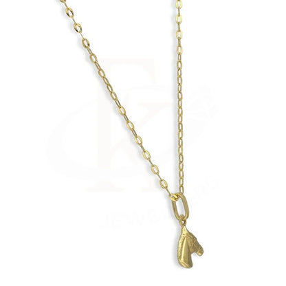 Gold Necklace (Chain With Horse Pendant) 18Kt - Fkjnkl18K3127 Necklaces