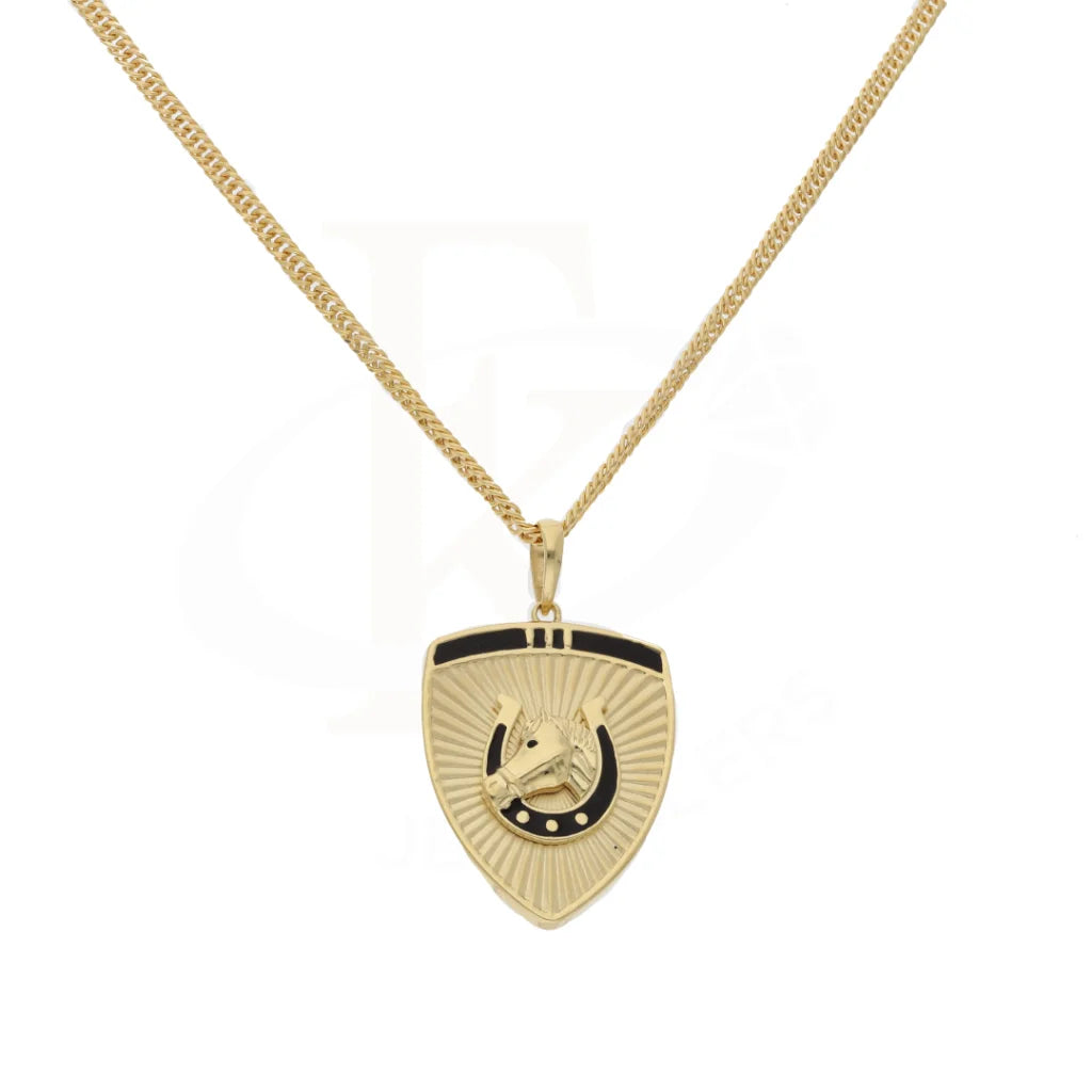 Gold Horse Shaped Necklace 18Kt - Fkjnkl18K8322 Necklaces