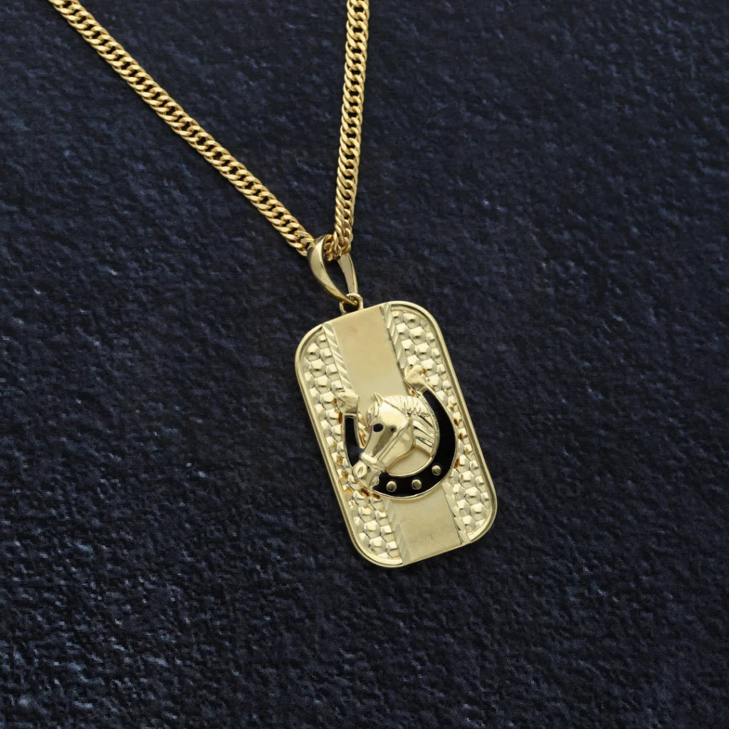 Gold Horse Necklace 18Kt - Fkjnkl18K8324 Necklaces