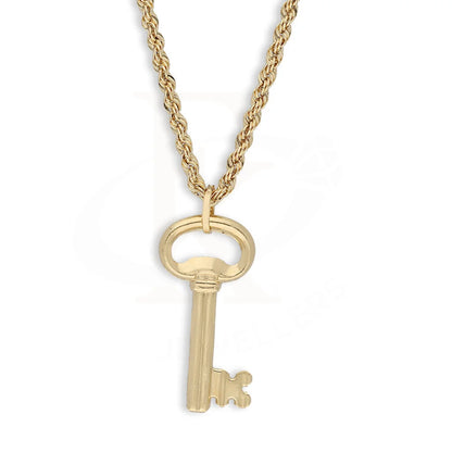 Gold Necklace (Chain With Key Pendant) 18Kt - Fkjnkl18K5460 Necklaces