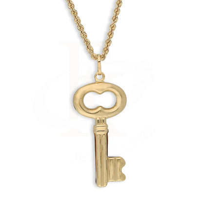 Gold Necklace (Chain With Key Pendant) 18Kt - Fkjnkl18K5462 Necklaces