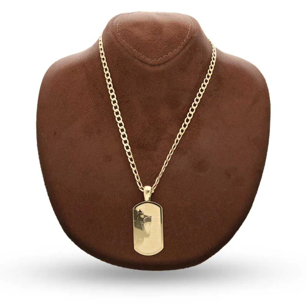 Gold Necklace (Chain With Lion Pendant) 18Kt - Fkjnkl18K3138 Necklaces