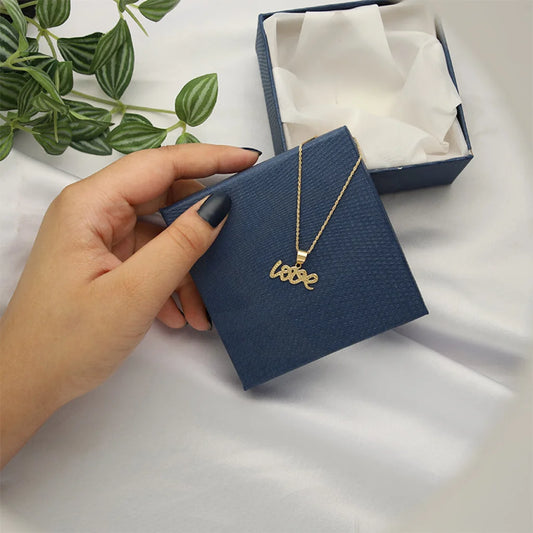 Gold Necklace (Chain With Love Pendant) 18Kt - Fkjnkl18K5229 Necklaces