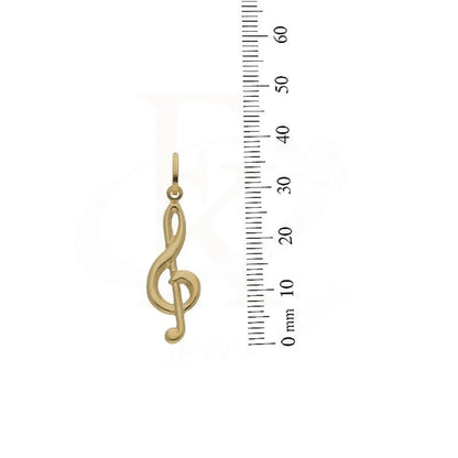 Gold Necklace (Chain With Musical Note Pendant) 18Kt - Fkjnkl18K2496 Necklaces