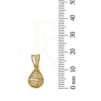 Gold Necklace (Chain With Pear Shaped Pendant) 18Kt - Fkjnkl18K2820 Necklaces