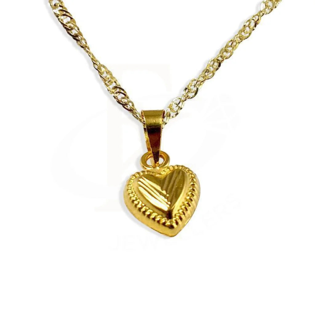 Gold Necklace (Chain With Pendant) 18Kt - Fkjnkl1150 Necklaces