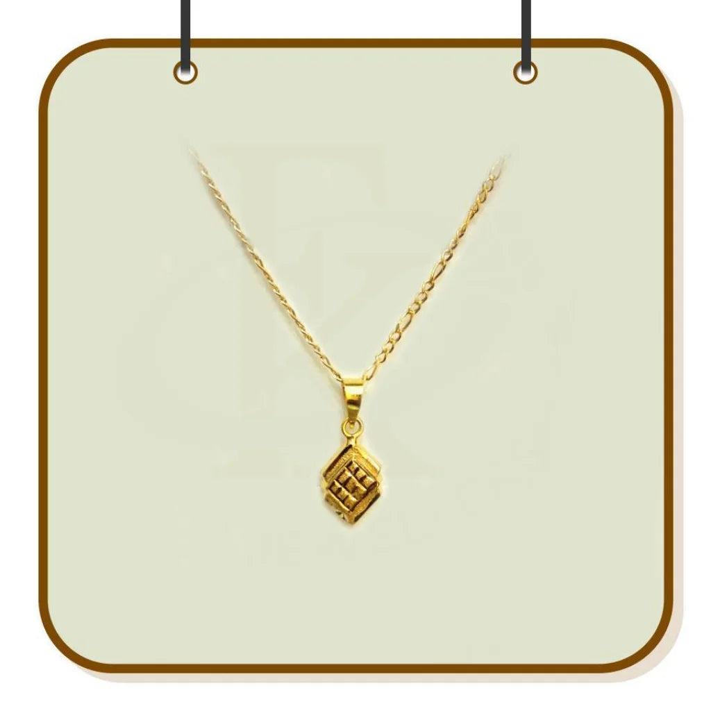 Gold Necklace (Chain With Pendant) 18Kt - Fkjnkl1200 Necklaces