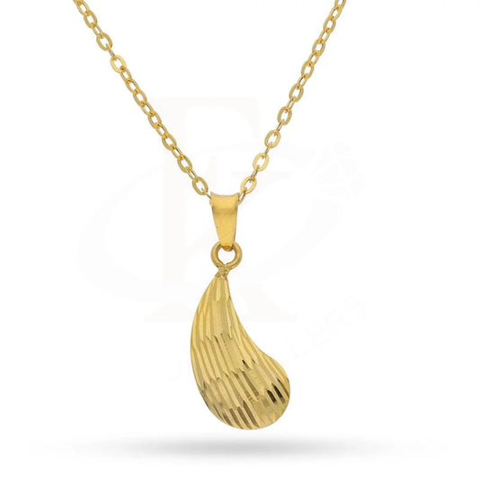 Gold Necklace (Chain With Pendant) 18Kt - Fkjnkl1209 Necklaces