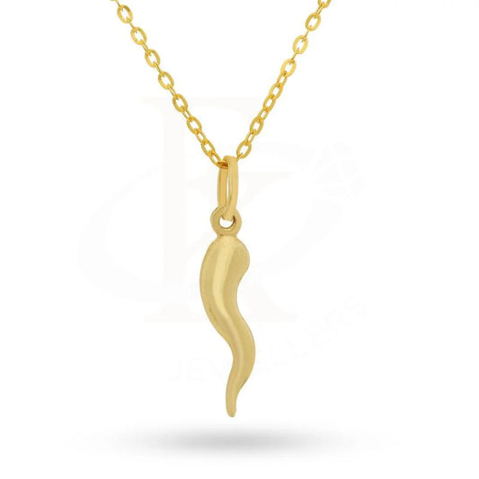 Gold Necklace (Chain With Pendant) 18Kt - Fkjnkl1498 Necklaces