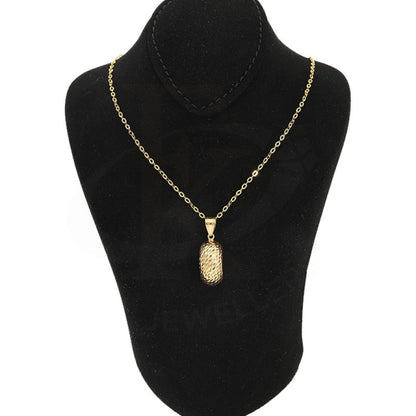 Gold Necklace (Chain With Pendant) 18Kt - Fkjnkl1610 Necklaces