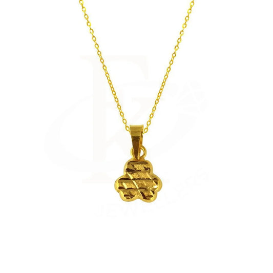 Gold Necklace (Chain With Pendant) 18Kt - Fkjnkl1628 Necklaces