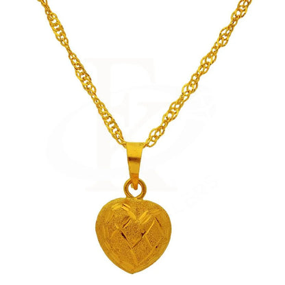 Gold Necklace (Chain With Pendant) 18Kt - Fkjnkl1724 Necklaces
