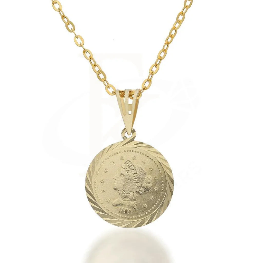 Gold Necklace (Chain With Pendant) 18Kt - Fkjnkl1747 1.400 Necklaces