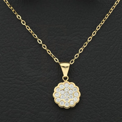 Gold Necklace (Chain With Pendant) 18Kt - Fkjnkl18K2342 Necklaces