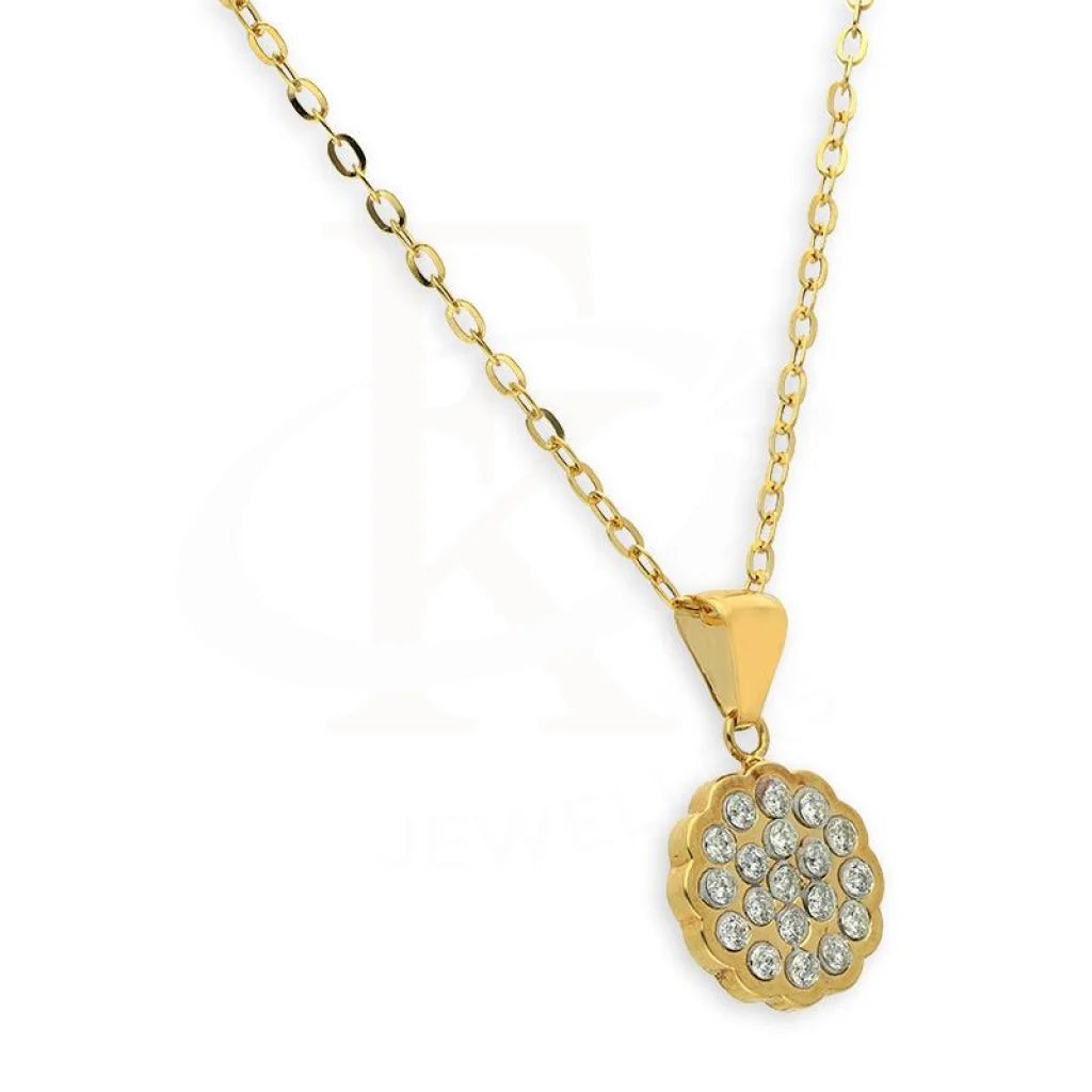 Gold Necklace (Chain With Pendant) 18Kt - Fkjnkl18K2342 Necklaces