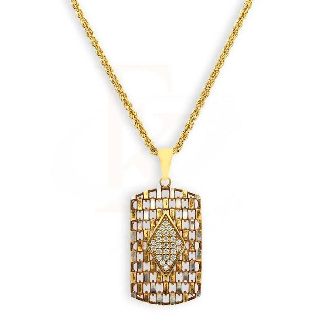 Gold Necklace (Chain With Pendant) 18Kt - Fkjnkl18K2532 Necklaces