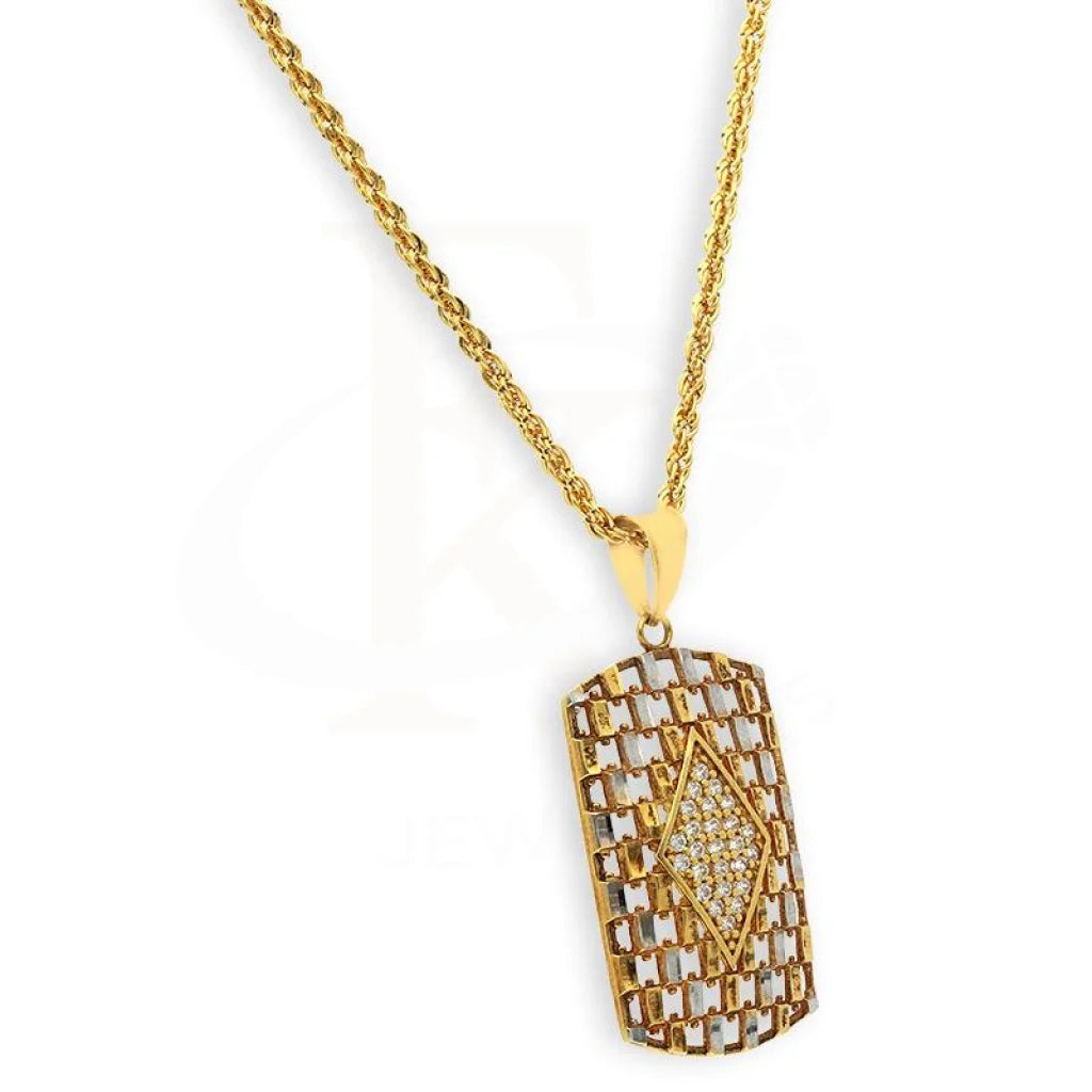 Gold Necklace (Chain With Pendant) 18Kt - Fkjnkl18K2532 Necklaces