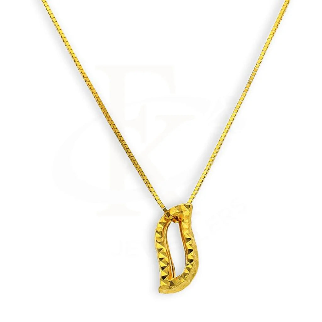 Gold Necklace (Chain With Pendant) 18Kt - Fkjnkl18K2539 Necklaces