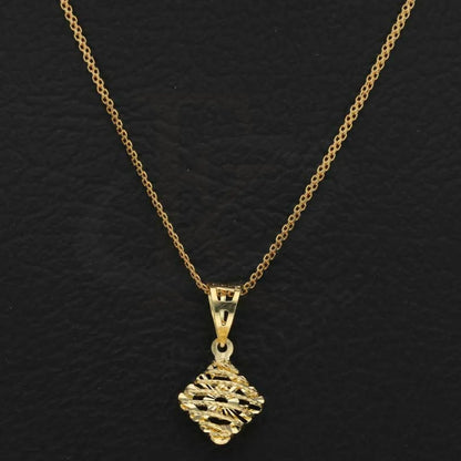 Gold Necklace (Chain With Pendant) 18Kt - Fkjnkl18K2822 Necklaces