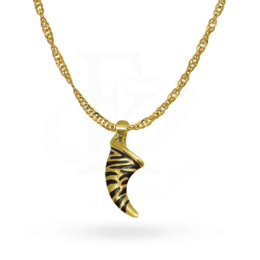 Gold Necklace (Chain With Pendant) 22Kt - Fkjnkl1479 Necklaces