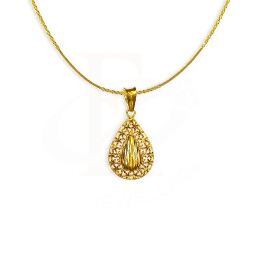 Gold Necklace (Chain With Pendant) 22Kt - Fkjnkl1535 Necklaces