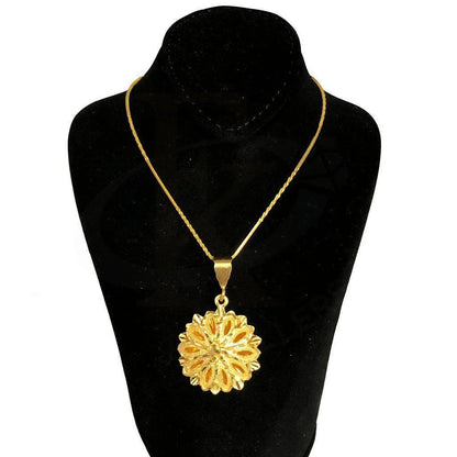 Gold Necklace (Chain With Pendant) 22Kt - Fkjnkl1800 Necklaces