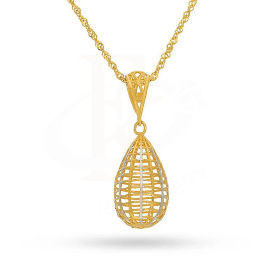 Gold Necklace (Chain With Pendant) 22Kt - Fkjnkl22K2058 Necklaces