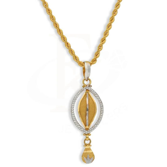 Gold Necklace (Chain With Pendant) 22Kt - Fkjnkl22K2745 Necklaces