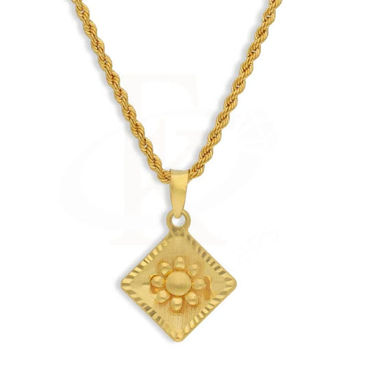 Gold Necklace (Chain With Pendant) 22Kt - Fkjnkl22K2746 Necklaces